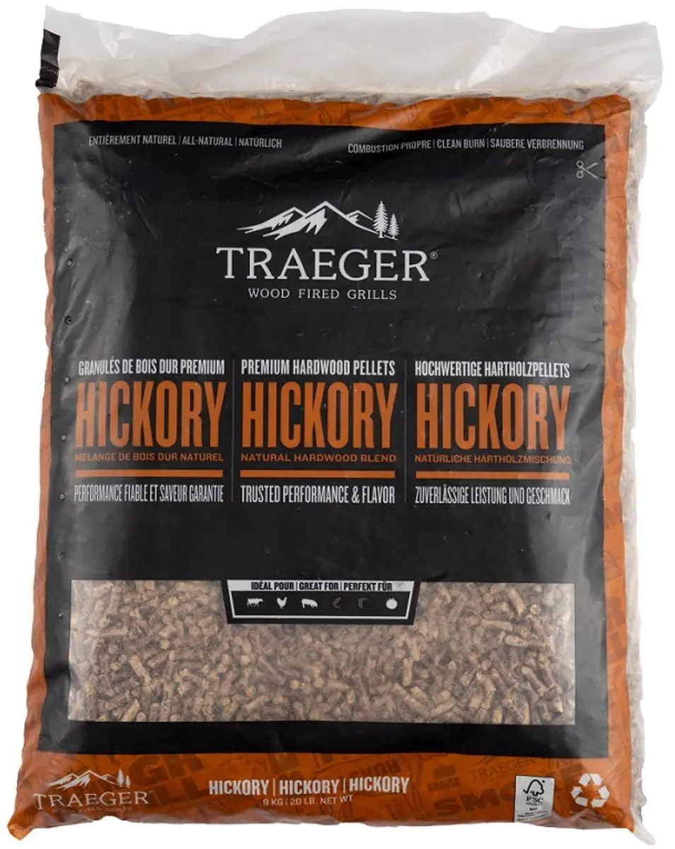 Traeger Hickory Pellets 9kg
