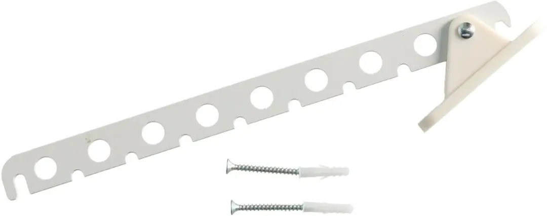 Bellatio Design Kledinghaak inklapbaar 2 Stuks - Wit
