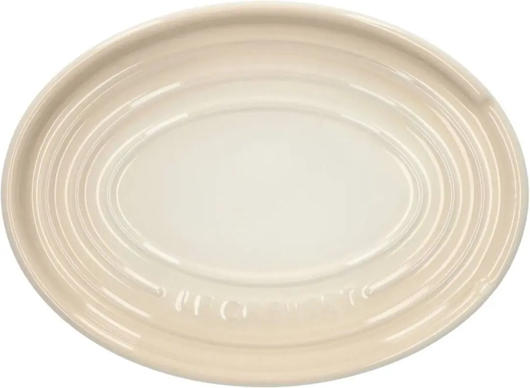 Le Creuset Lepelhouder Ovaal Meringue 15cm - Wit
