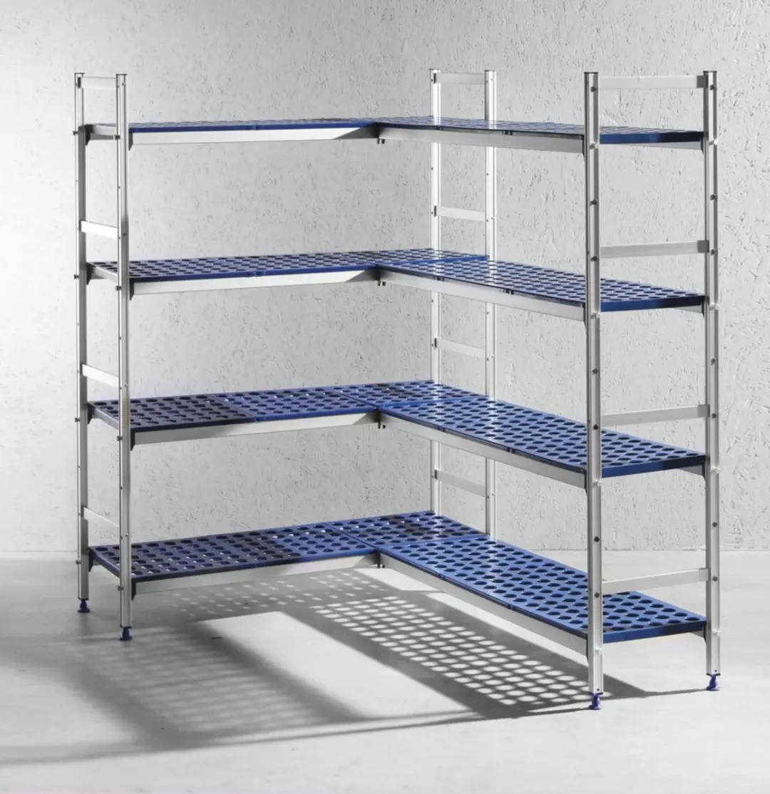 HENDI Aluminium Opbergrek GN 1/1 - 1120x355x1685mm - 150 kg