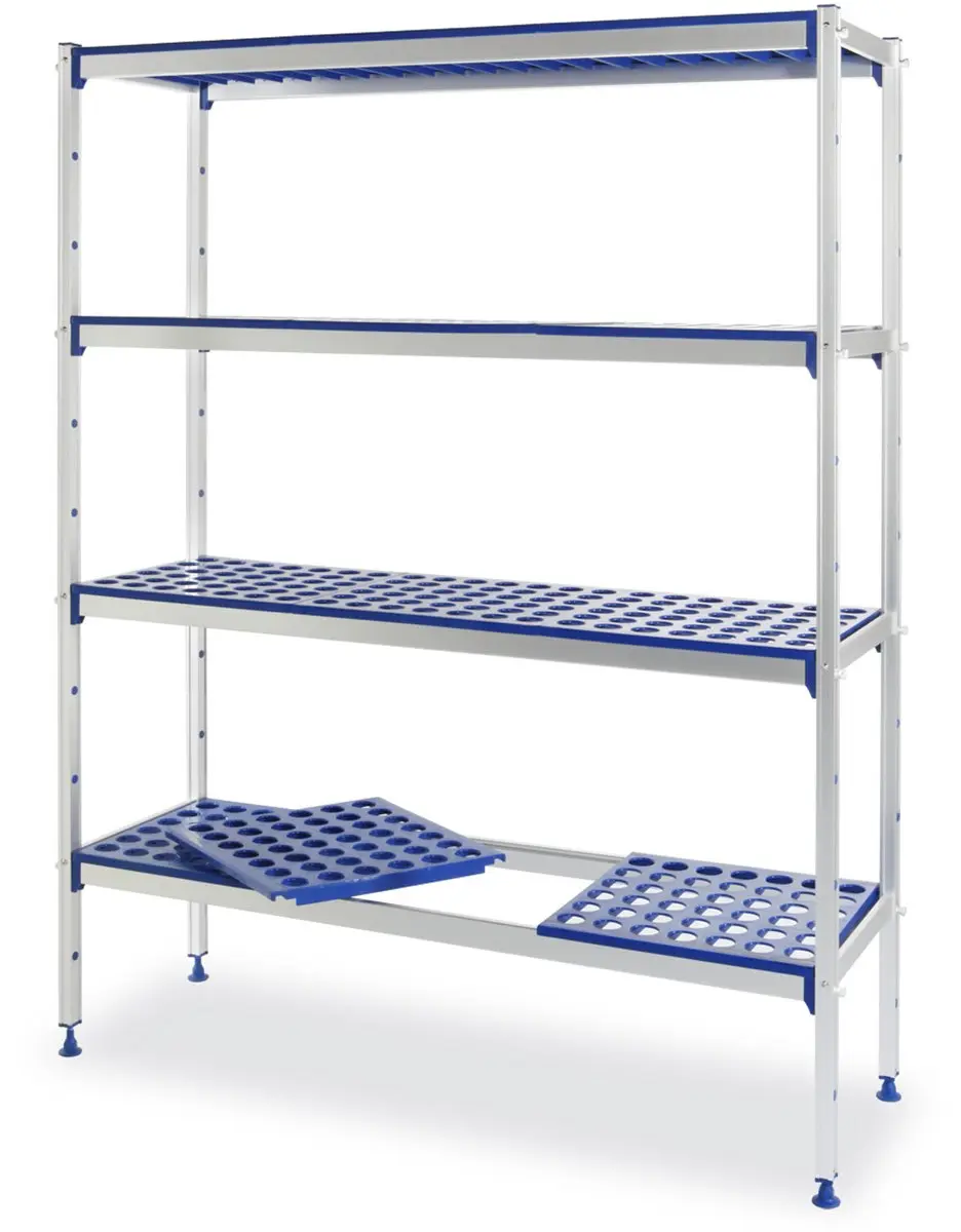 HENDI Aluminium Opbergrek GN 1/1 - 1120x355x1685mm - 150 kg