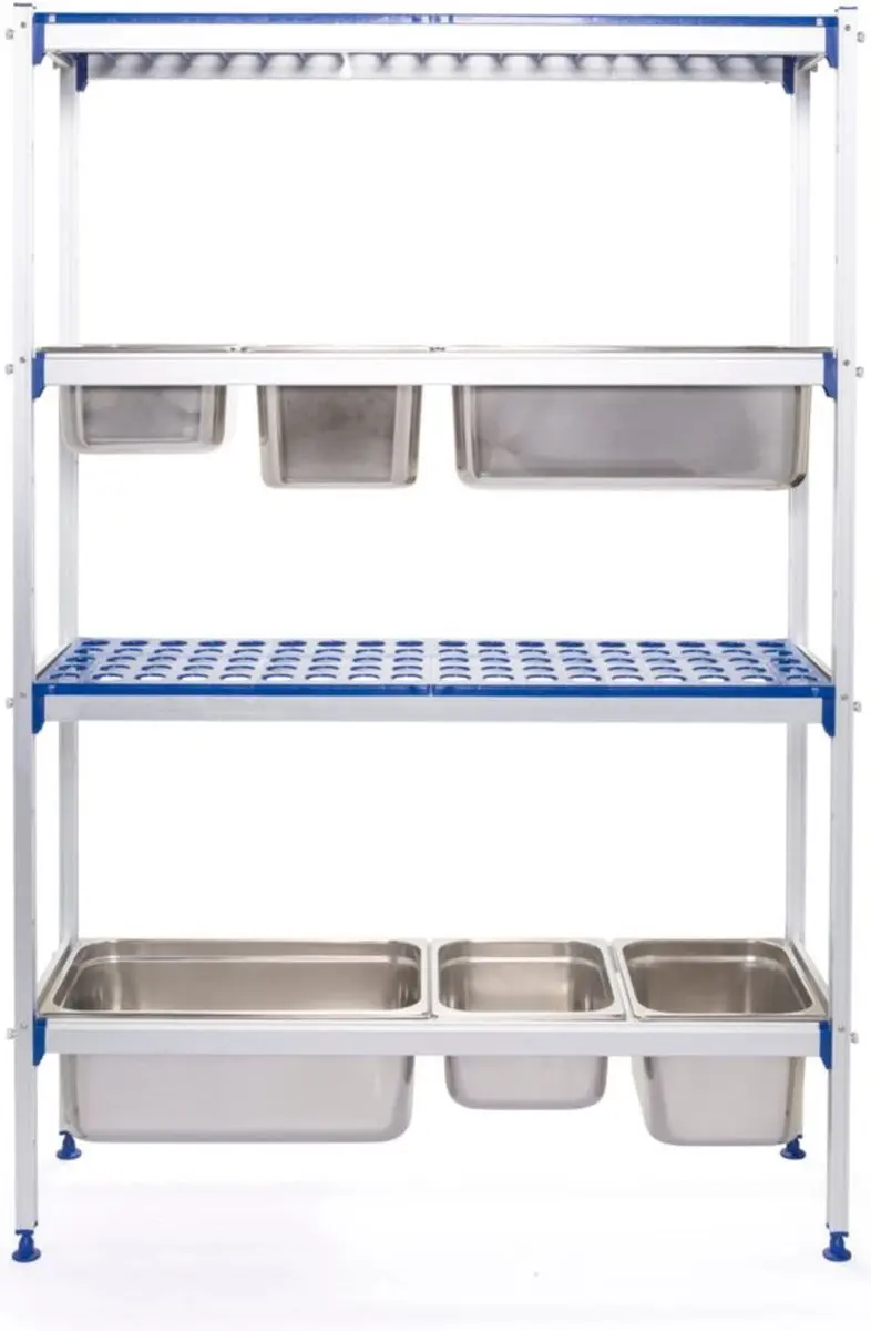 HENDI Aluminium Opbergrek GN 1/1