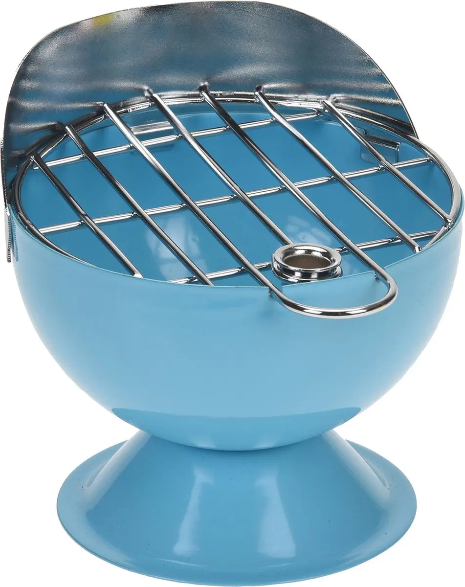 Excellent Houseware BBQ Asbakken - 2 Stuks - Blauw