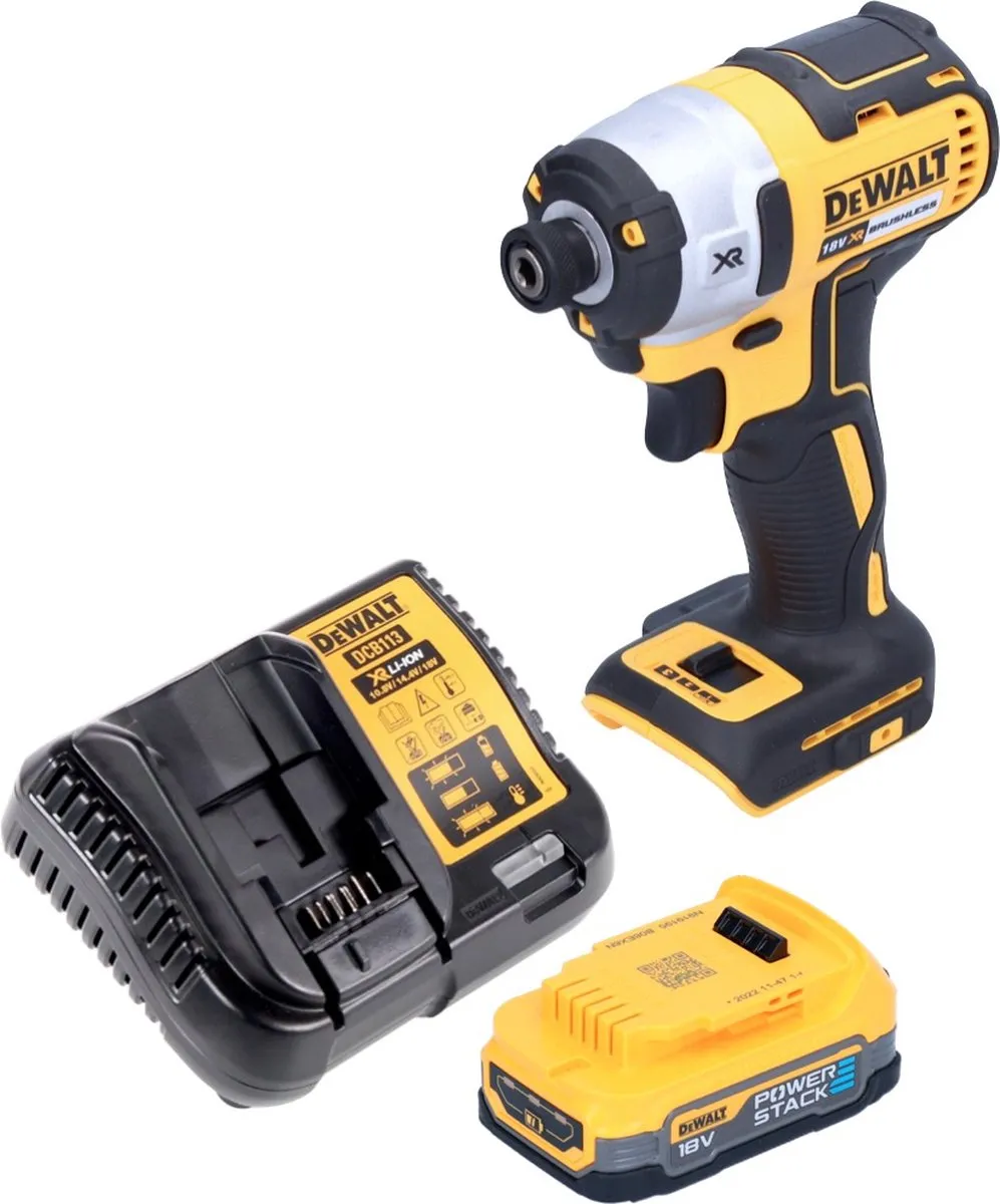 DeWalt DCF 887 E1 Slagmoersleutel 18V 205Nm - Borstelloos - afbeelding 2 van 5