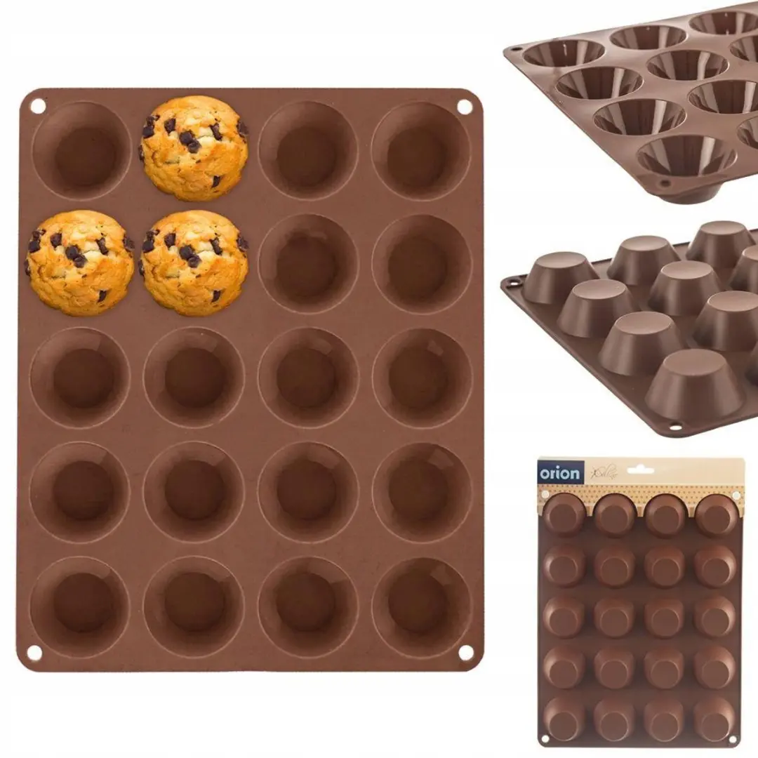 Orion Mini Muffinvorm Silicoon 20 Stuks - Bakvorm