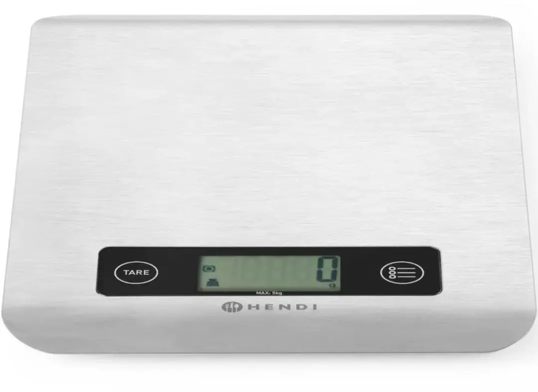 HENDI 580226 Digitale Keukenweegschaal 5kg - Zilver