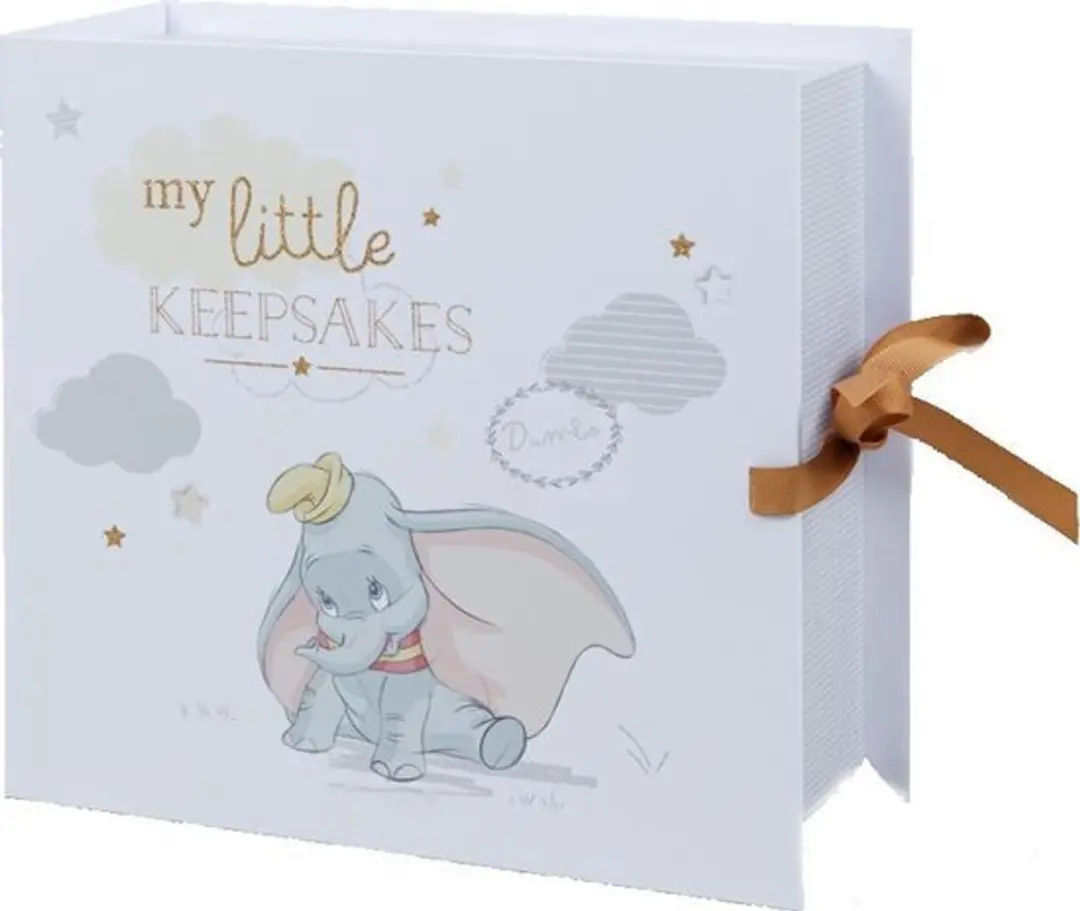 Disney Dumbo Herinneringenbox - 6 Vakken - Wit