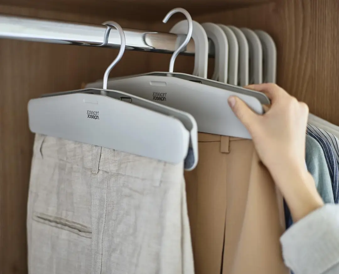 Joseph Joseph Orderly Easy-Grip Klemhangers - 2 Stuks - Grijs