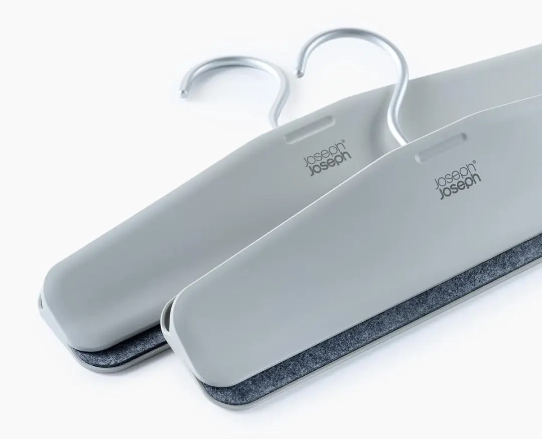 Joseph Joseph Orderly Easy-Grip Klemhangers - 2 Stuks - Grijs