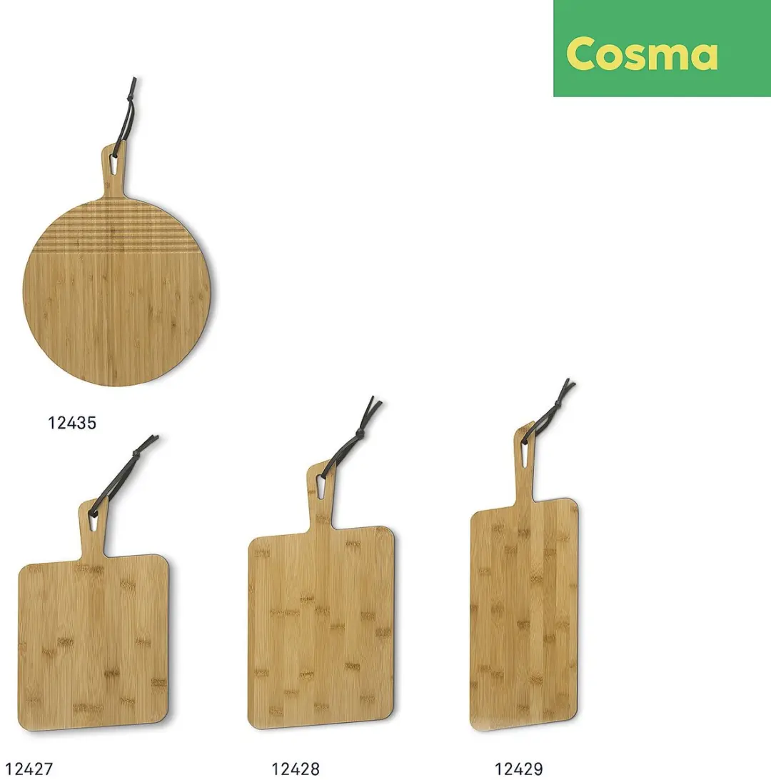 Kela Cosma Serveerplank Bamboe Ø32cm - Bruin