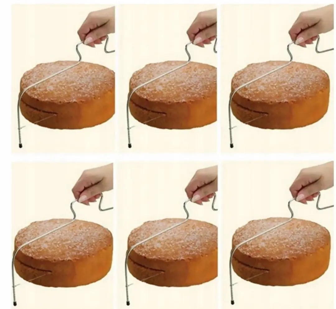 Fackelmann Cake & Biscuit Draadsnijder - Verstelbaar