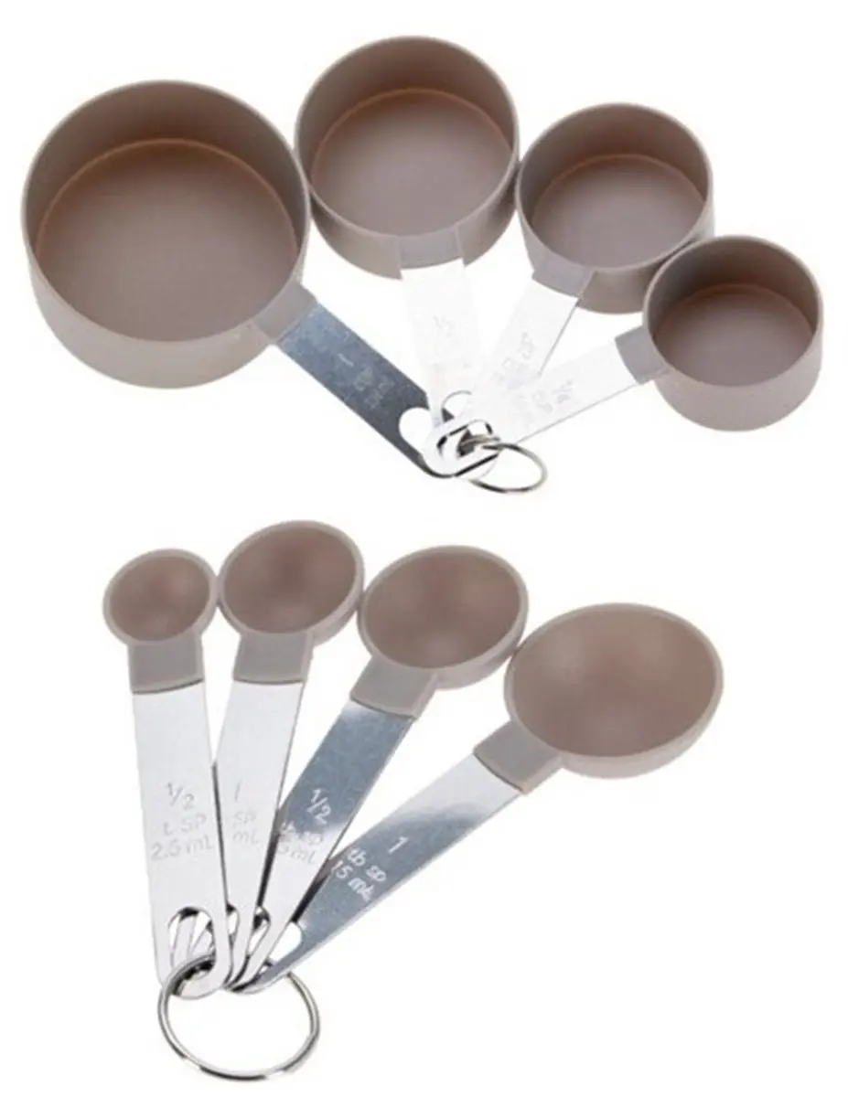 Excellent Houseware Maatschepjes & Lepeltjes Set 8-delig