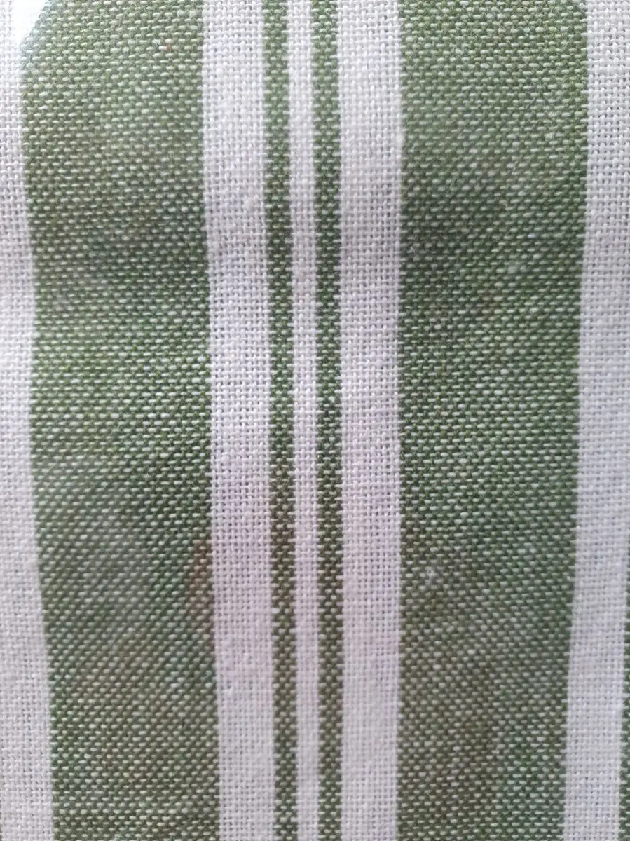Villa Volance Tafelkleed Mint Groen Gestreept Katoen 240x140cm