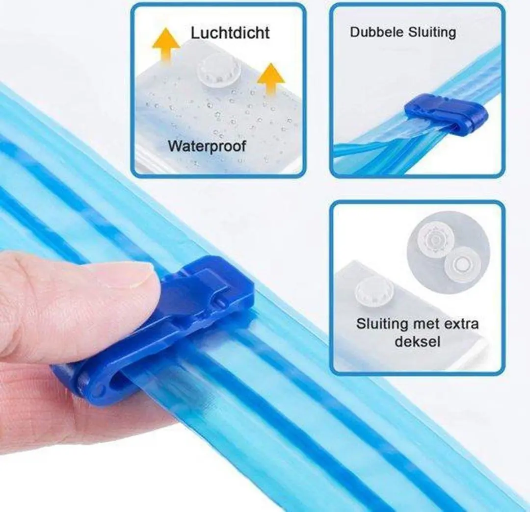 Alpina Vacuüm Opbergzakken - 2 Stuks (M/L)