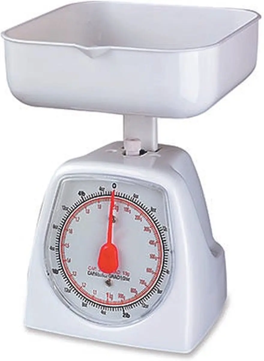 Cosy&Trendy Mechanische Keukenweegschaal 1kg - Wit