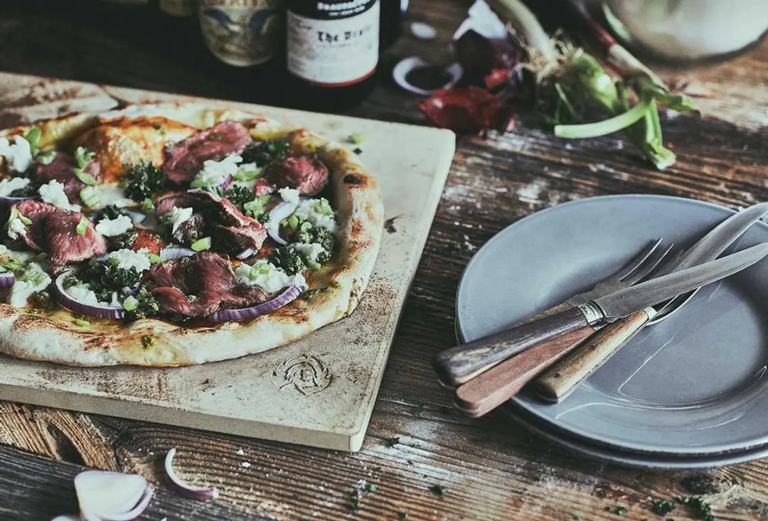 Burnhard Cordieriet Pizzasteen 38x30cm - Deluxe - afbeelding 6 van 6