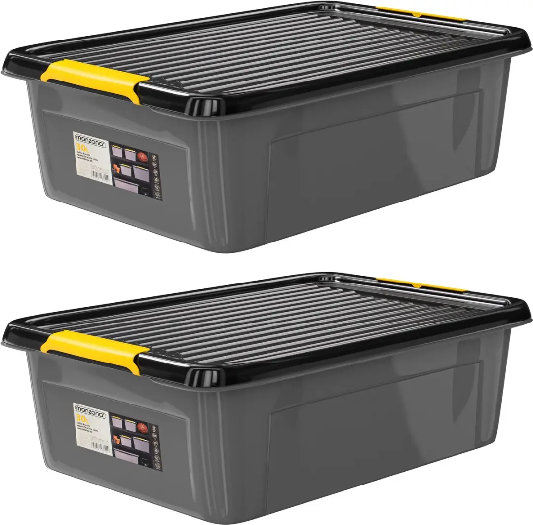 Monzana Opbergbox 30L Antraciet