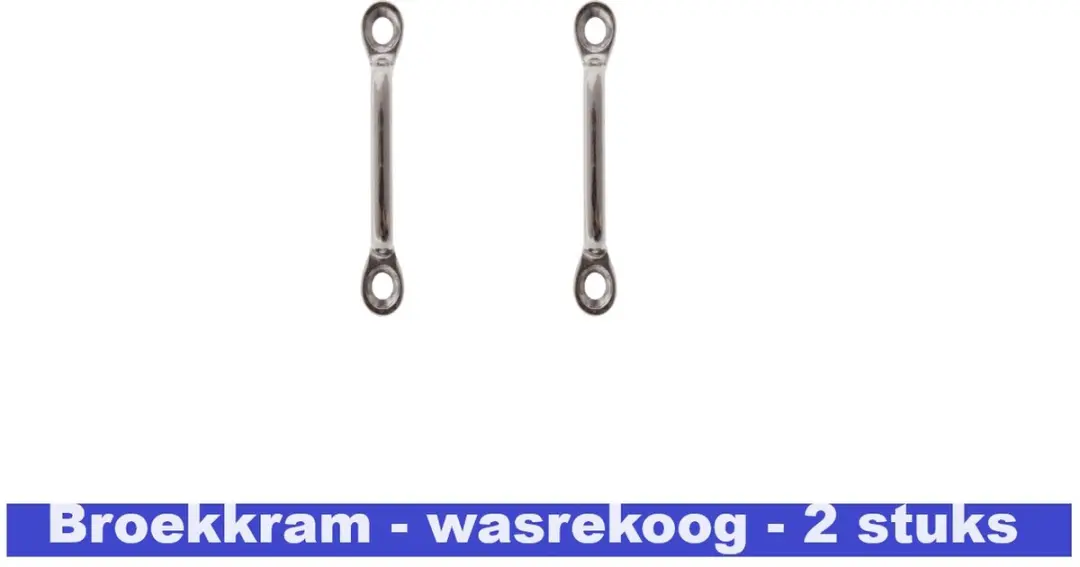 Deltafix Broekkrammen Vernikkeld