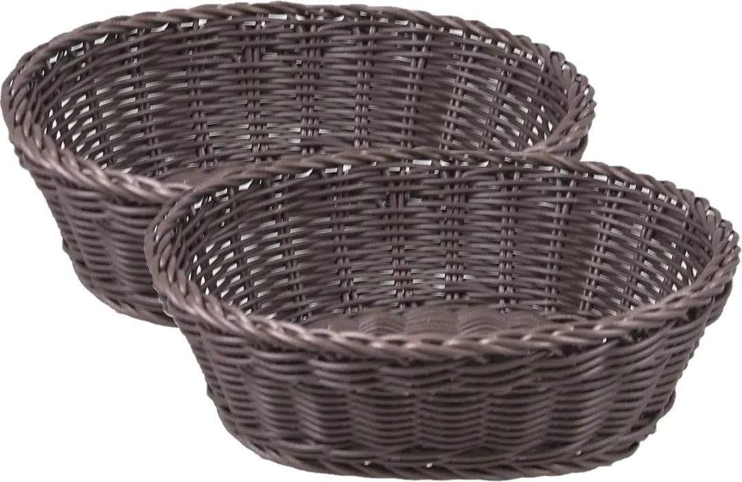 Cosy&Trendy Stokbroodmand Ovaal Bruin - 25x20x8cm