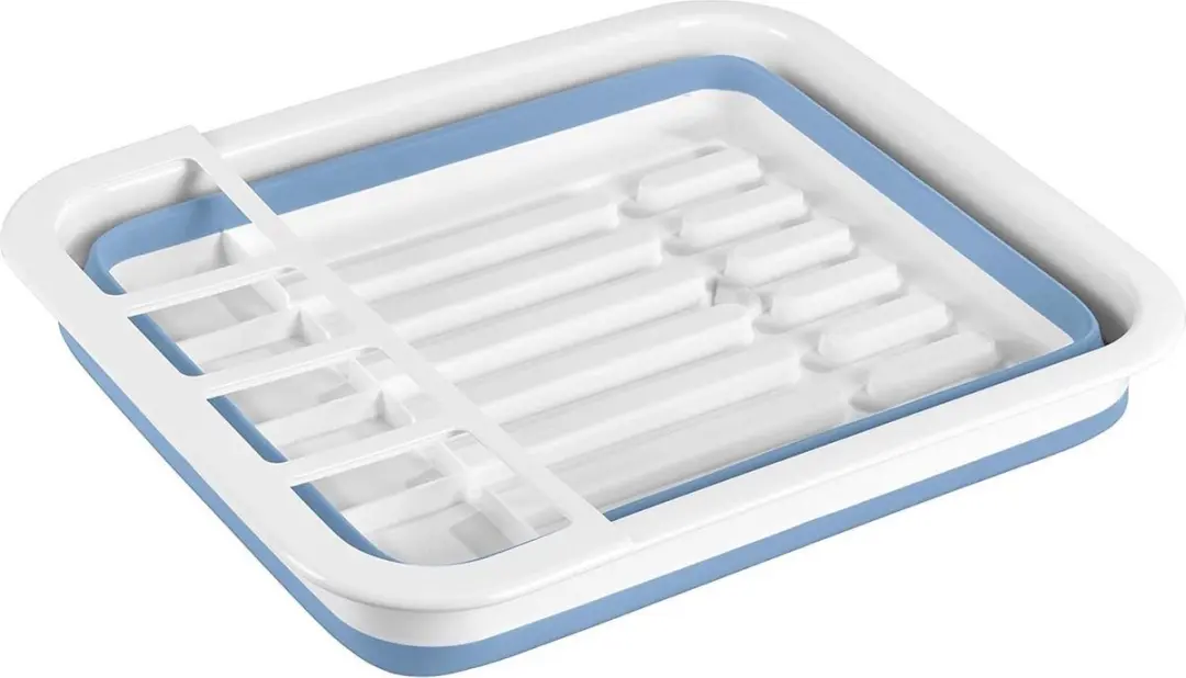 Wenko Afdruiprek 31x36,5cm - Blauw/Wit