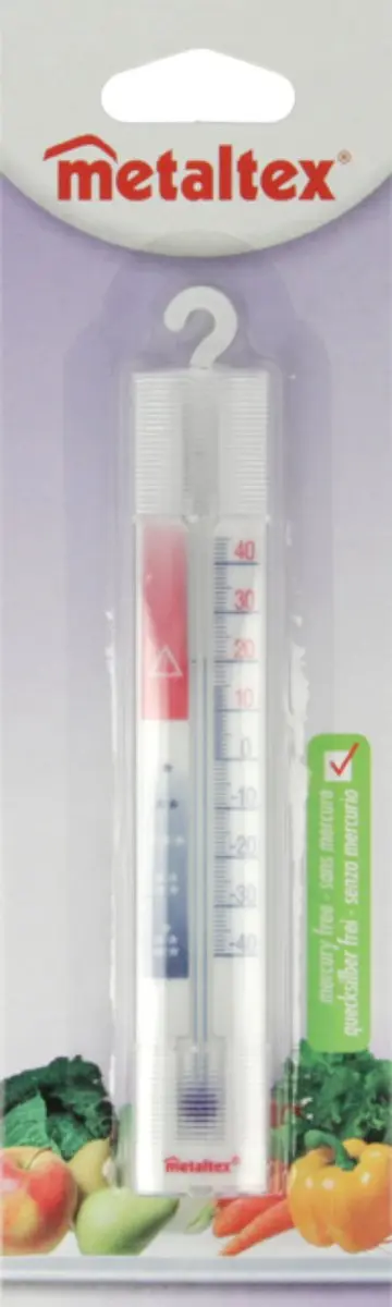 Metaltex Diepvriesthermometer 15,5cm - Wit