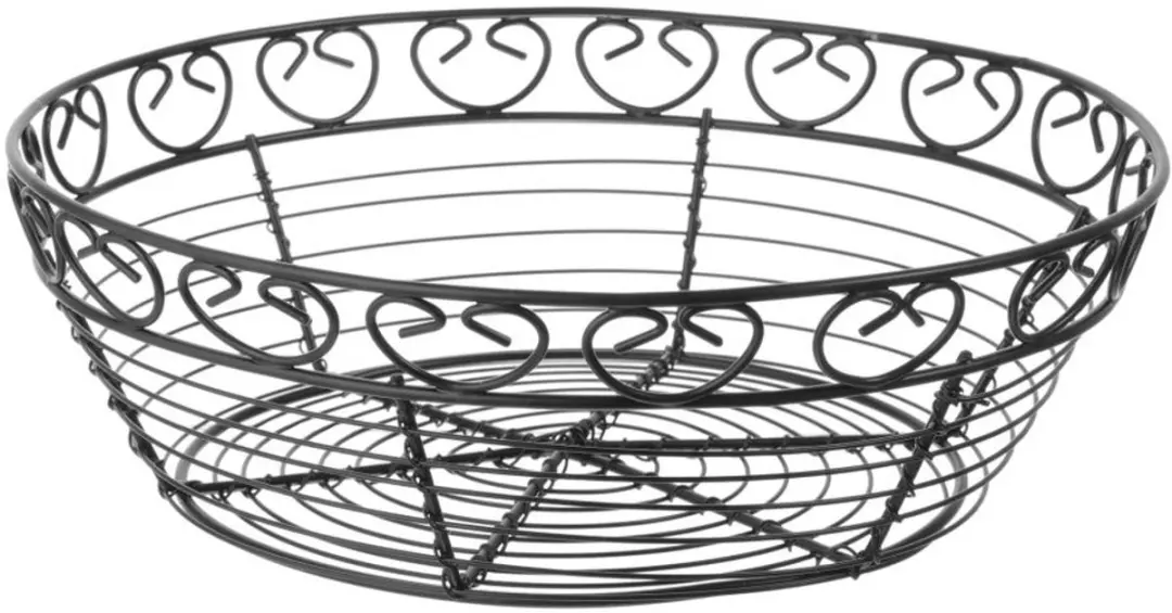 HENDI Rond Draadmandje ⌀250x80mm - Zwart