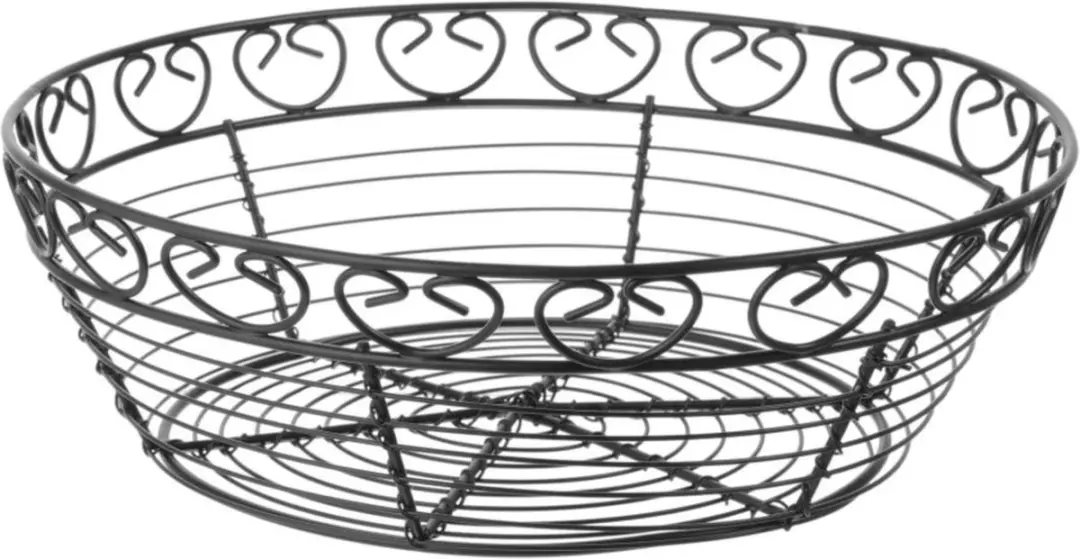 HENDI Rond Draadmandje ⌀250x80mm - Zwart