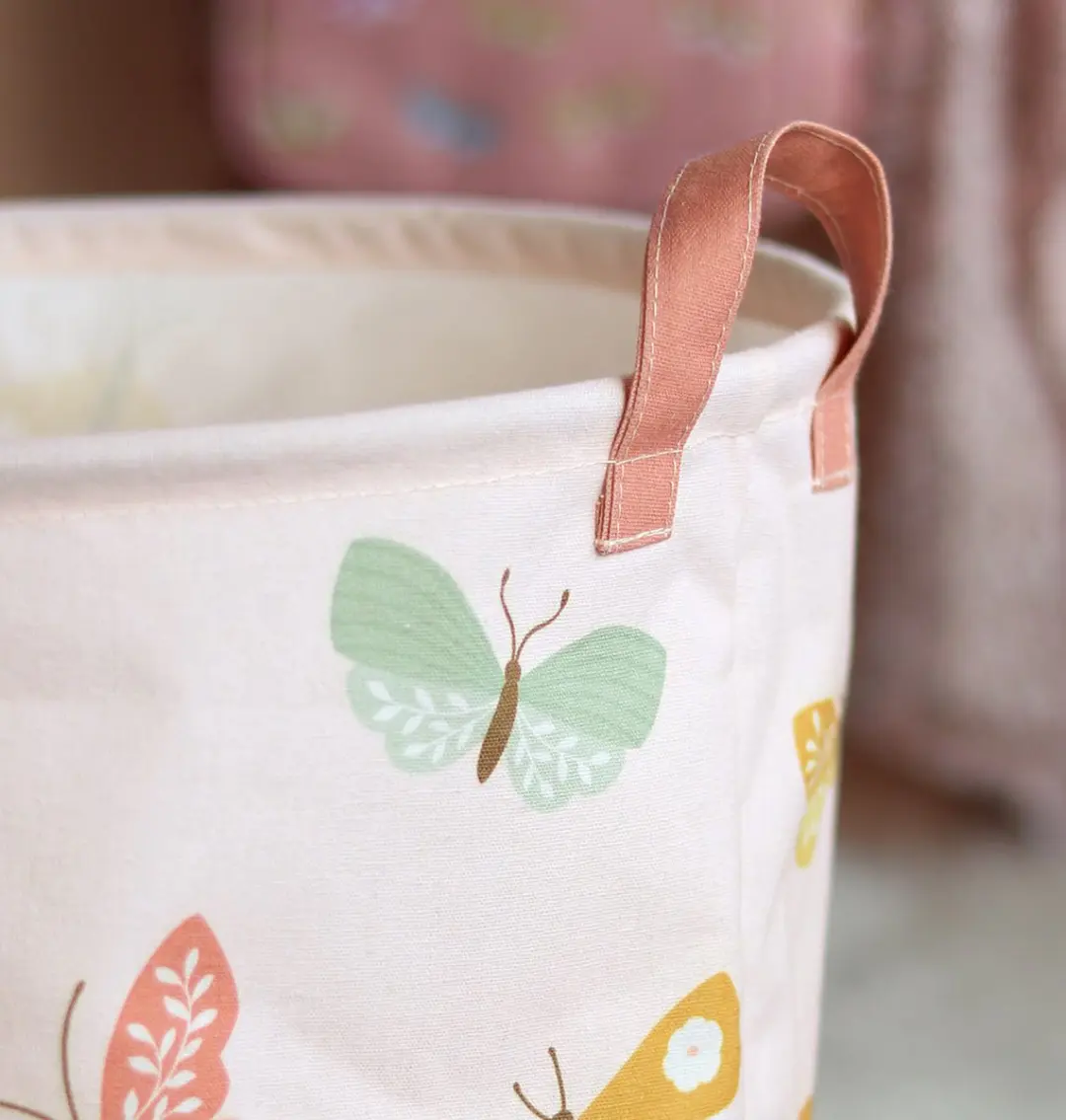 A Little Lovely Company Vlinders Opbergmand Speelgoed - 63L