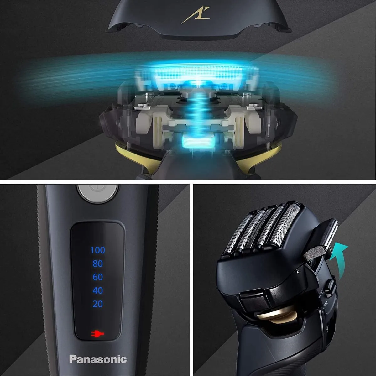 Panasonic ES-LV97-K803 Nat/Droog Scheerapparaat - 5 Mesjes - Zwart
