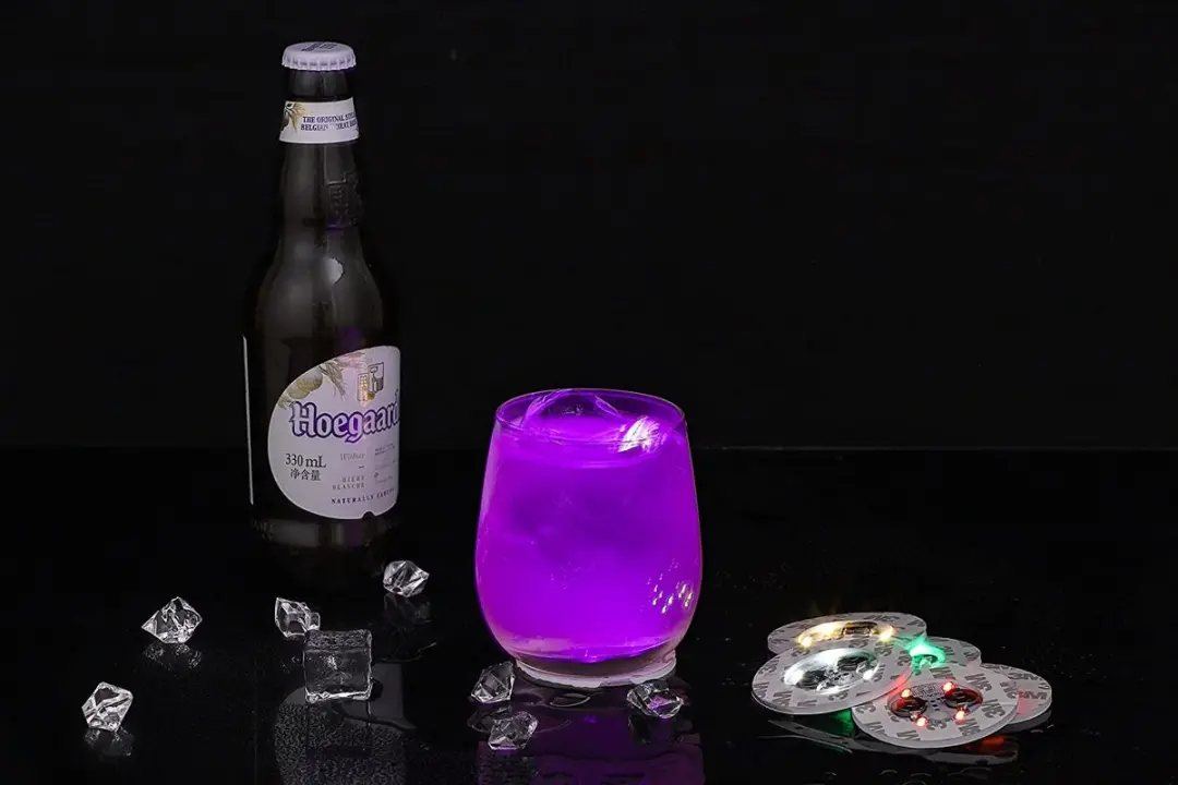 3M LED Onderzetter voor Flessen - RGB Multicolor