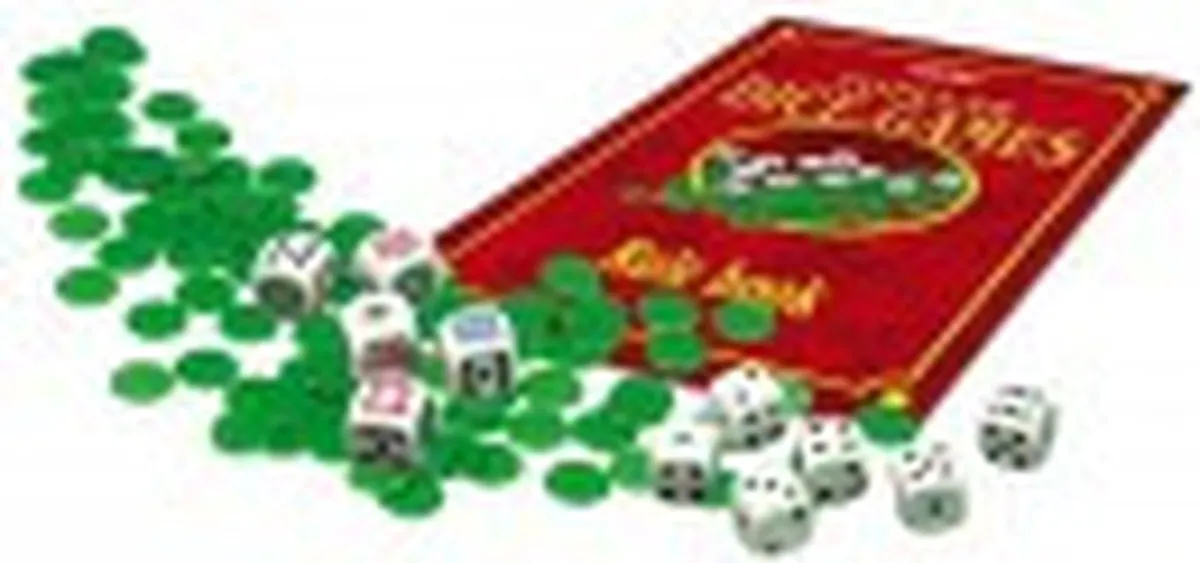 Tactic 40122 Dobbelspel - 13 Stenen - Rood