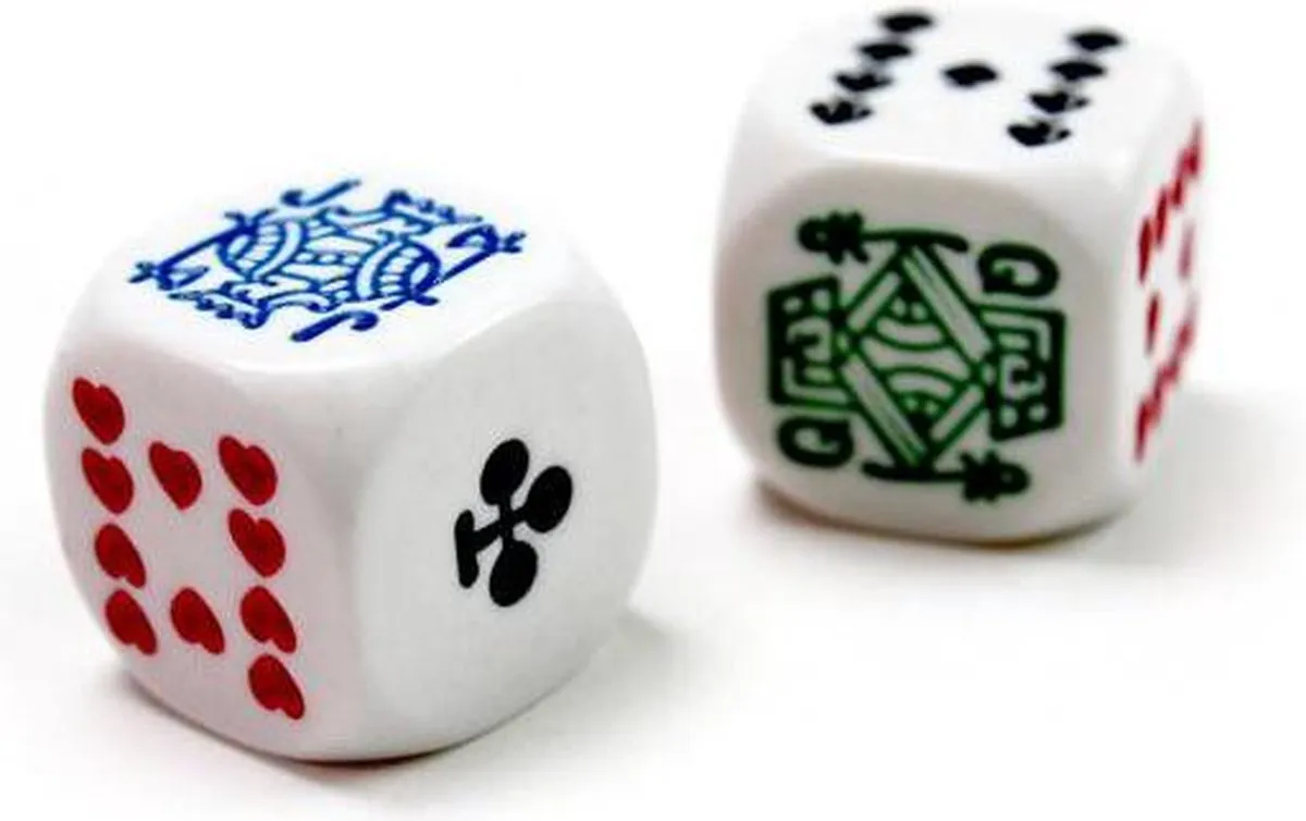 Tactic 40122 Dobbelspel - 13 Stenen - Rood