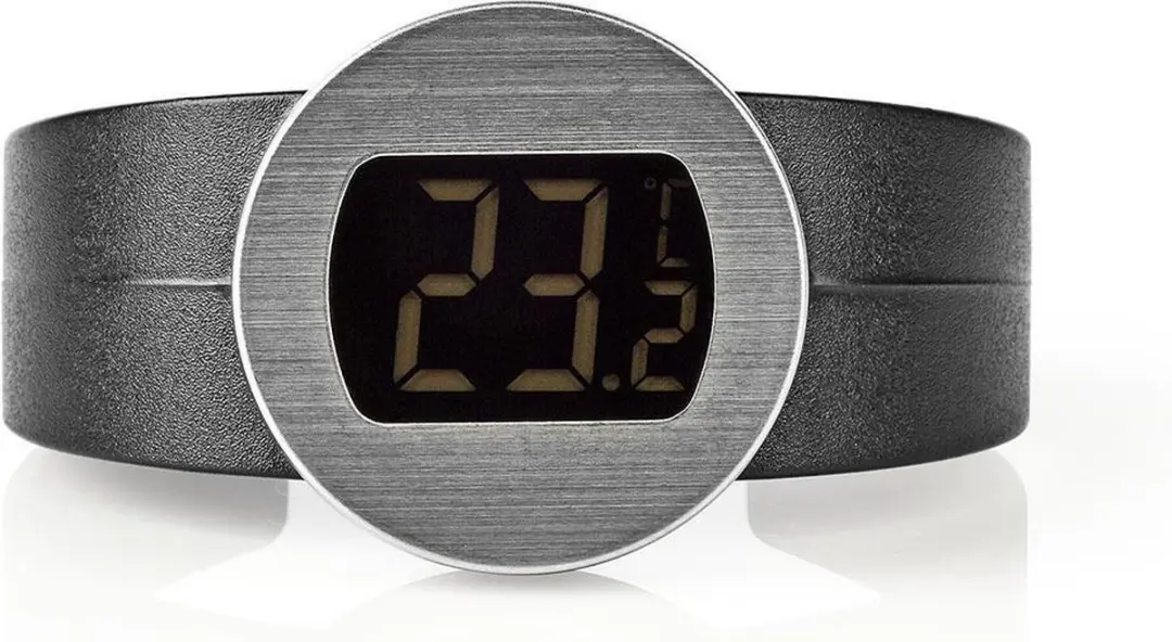 Nedis Wijnthermometer LCD 0-50°C - Zwart