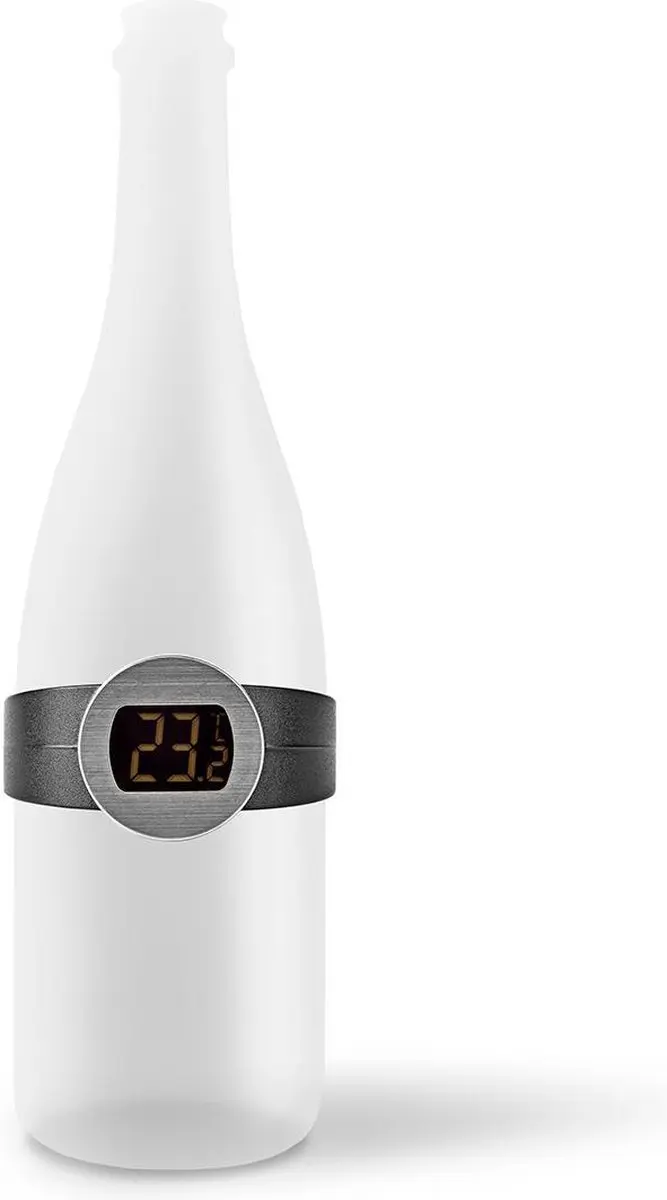 Nedis Wijnthermometer LCD 0-50°C - Zwart