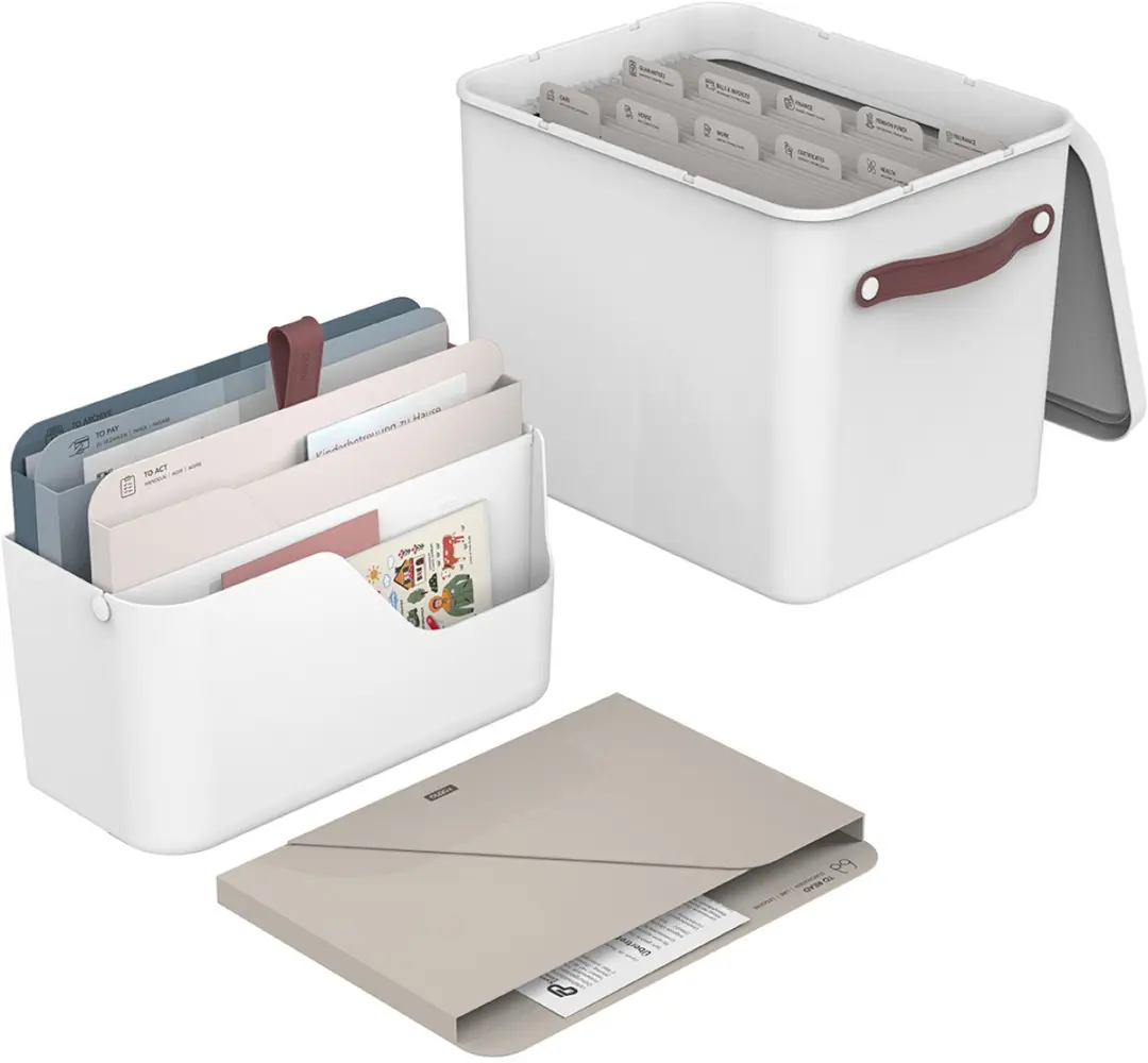 Rotho My Paper Organizer 2-in-1 A4 - Wit/Blauw