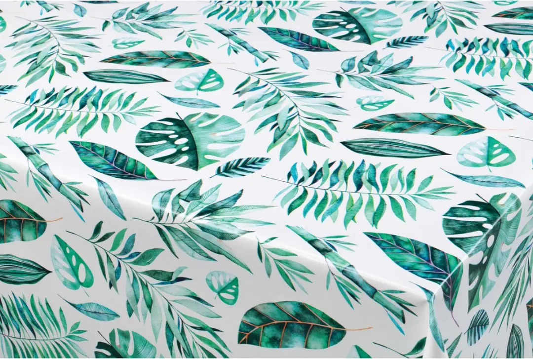 Bellatio Design Tafelzeil Bladerenprint 140x180cm - Multi