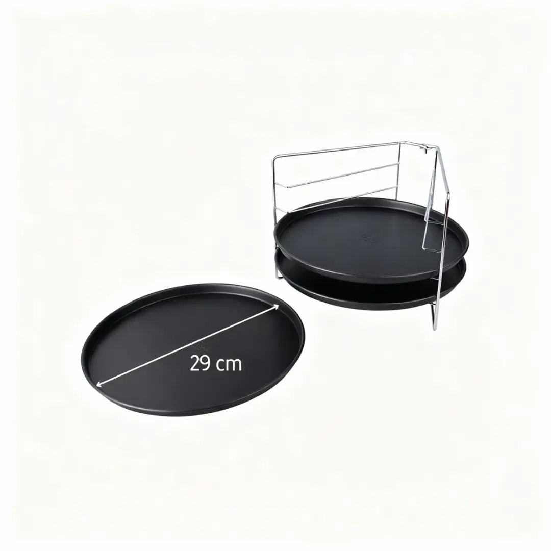Zenker Special Countries Pizzaplaten Set 3x29cm - Zwart