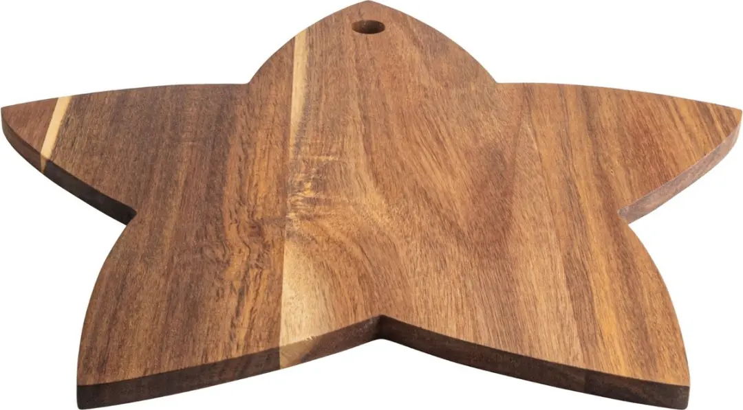 Gusta Sunday Serveerplank Acacia 37x37cm - Bruin