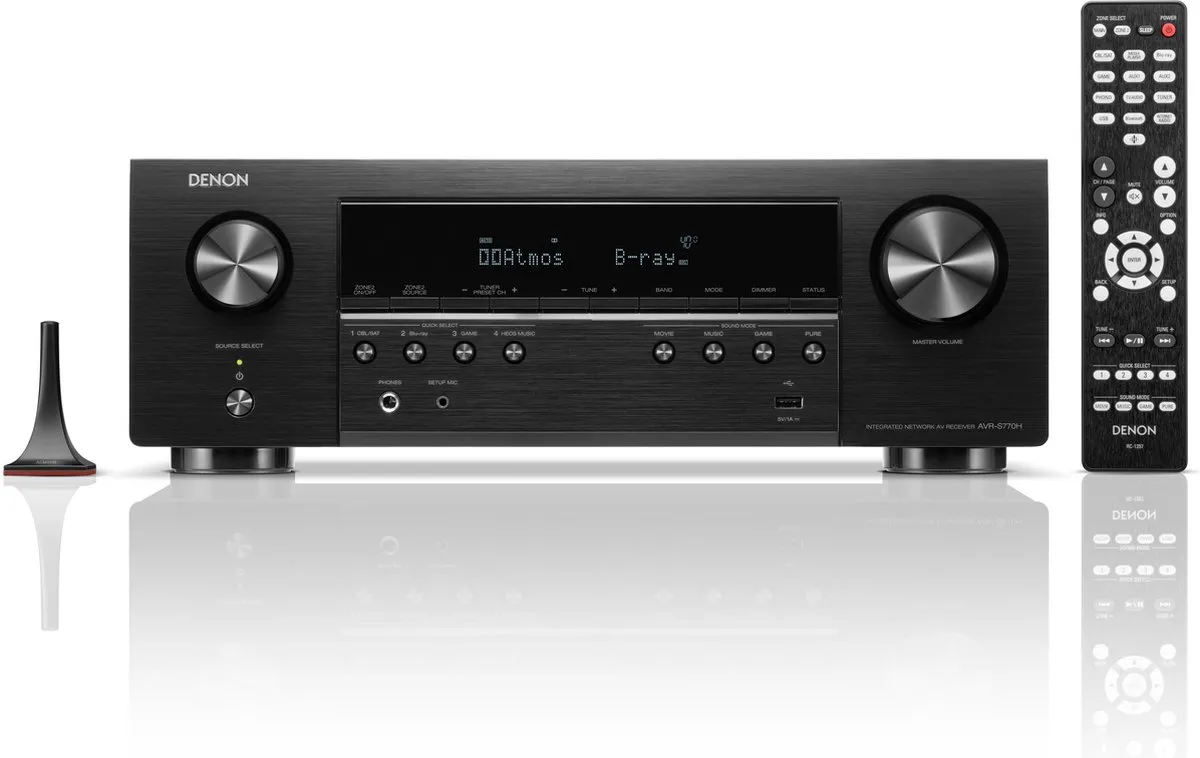 Denon AVR-S770H AV-receiver - 7.2 Kanalen - Zwart