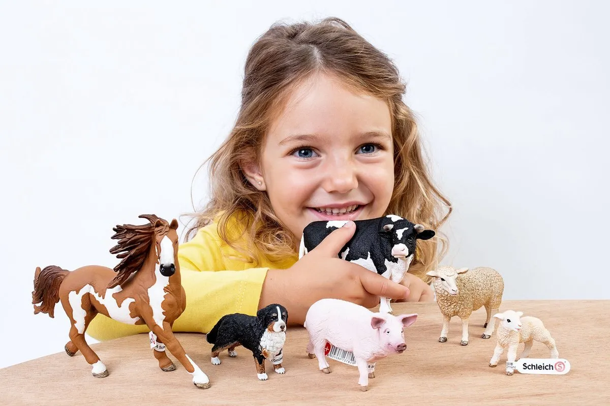 Schleich Farm World Pinto Hengst - Bruin