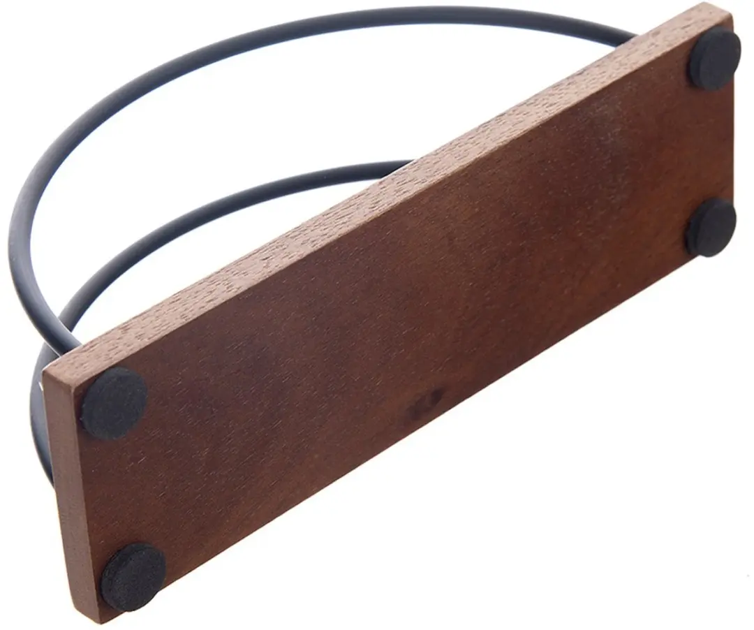 Orion Radka Serie Houten Metalen Serwetdrager 16x5x8cm - Zwart - afbeelding 6 van 6