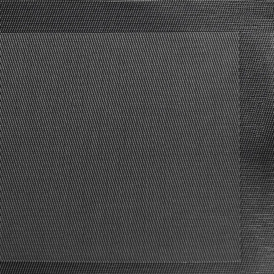 APS Placemats Fijne Band 45x33cm - 6 Stuks - Zwart
