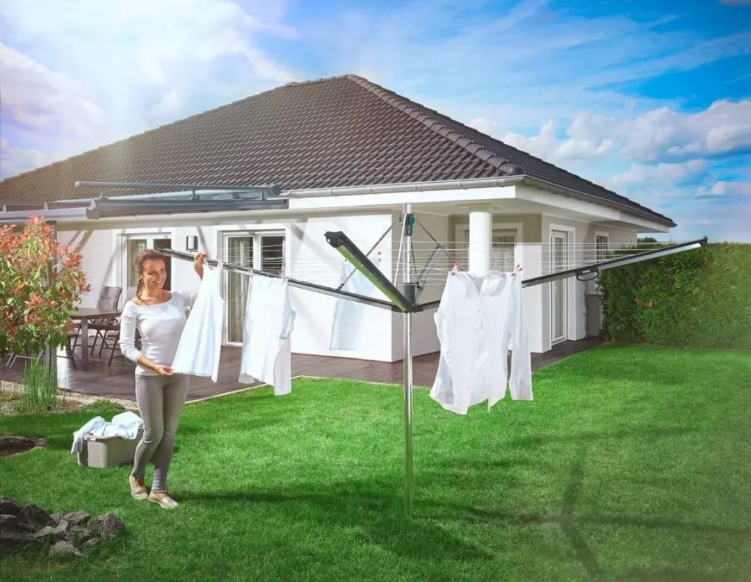 Leifheit Linomatic Plus 500 Droogmolen - 50m - Antraciet