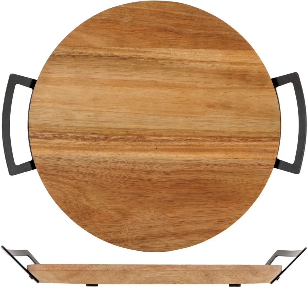 Cosy&Trendy Serveerplank Acacia Rond 30cm