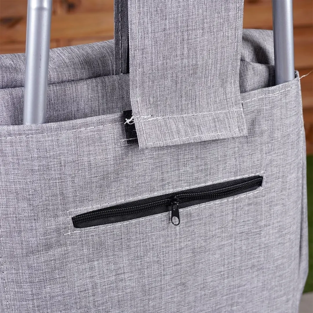 Orion Boodschappentrolley 40L - Grijs - afbeelding 2 van 6