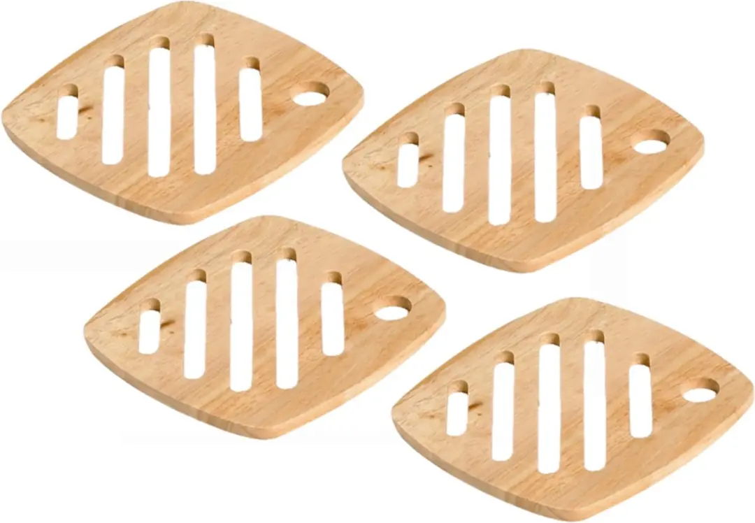 Cosy&Trendy Houten Onderzetters 18cm