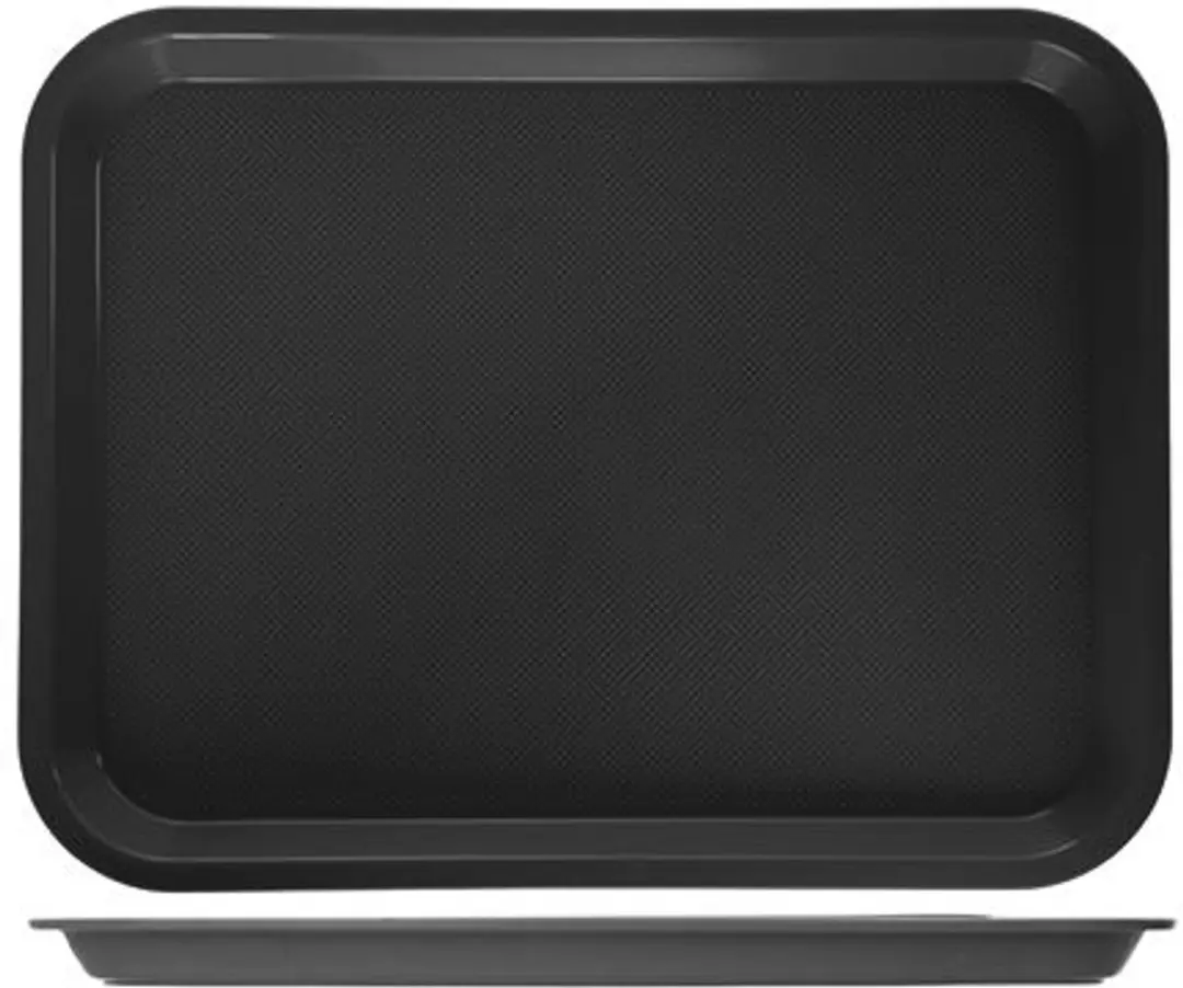 Araven Fast Food Dienblad 35x27x2cm - Zwart
