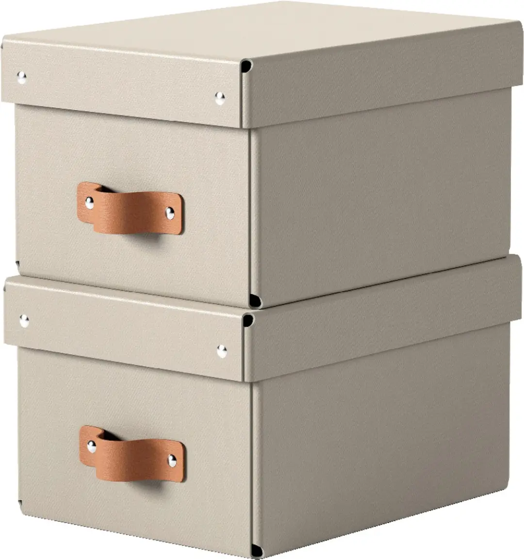 Leitz Puro Kleine Opbergdoos 7L - Set van 2 - Beige