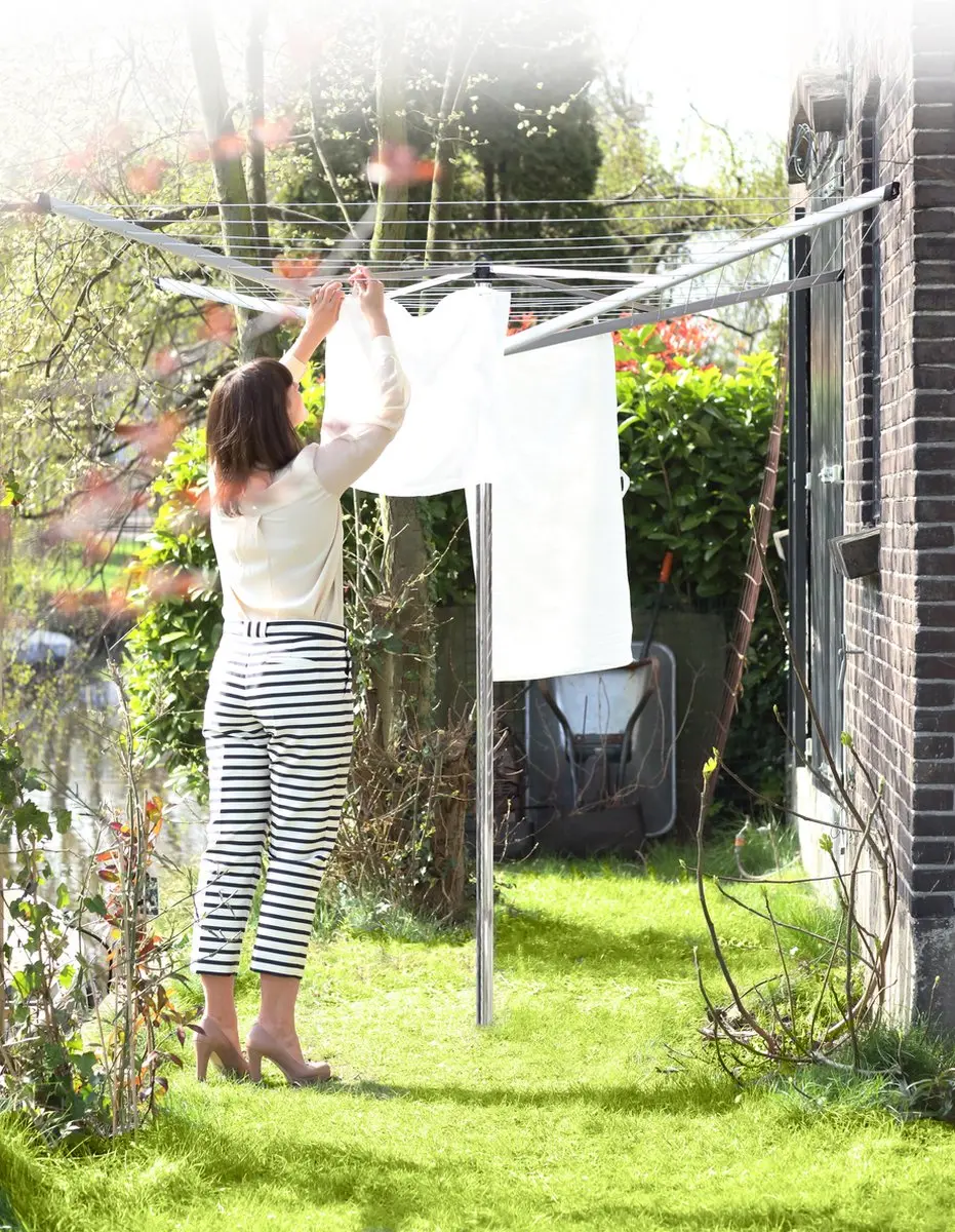 Brabantia Topspinner Droogmolen 40m Metallic Grey - MPN 310744 - afbeelding 6 van 6