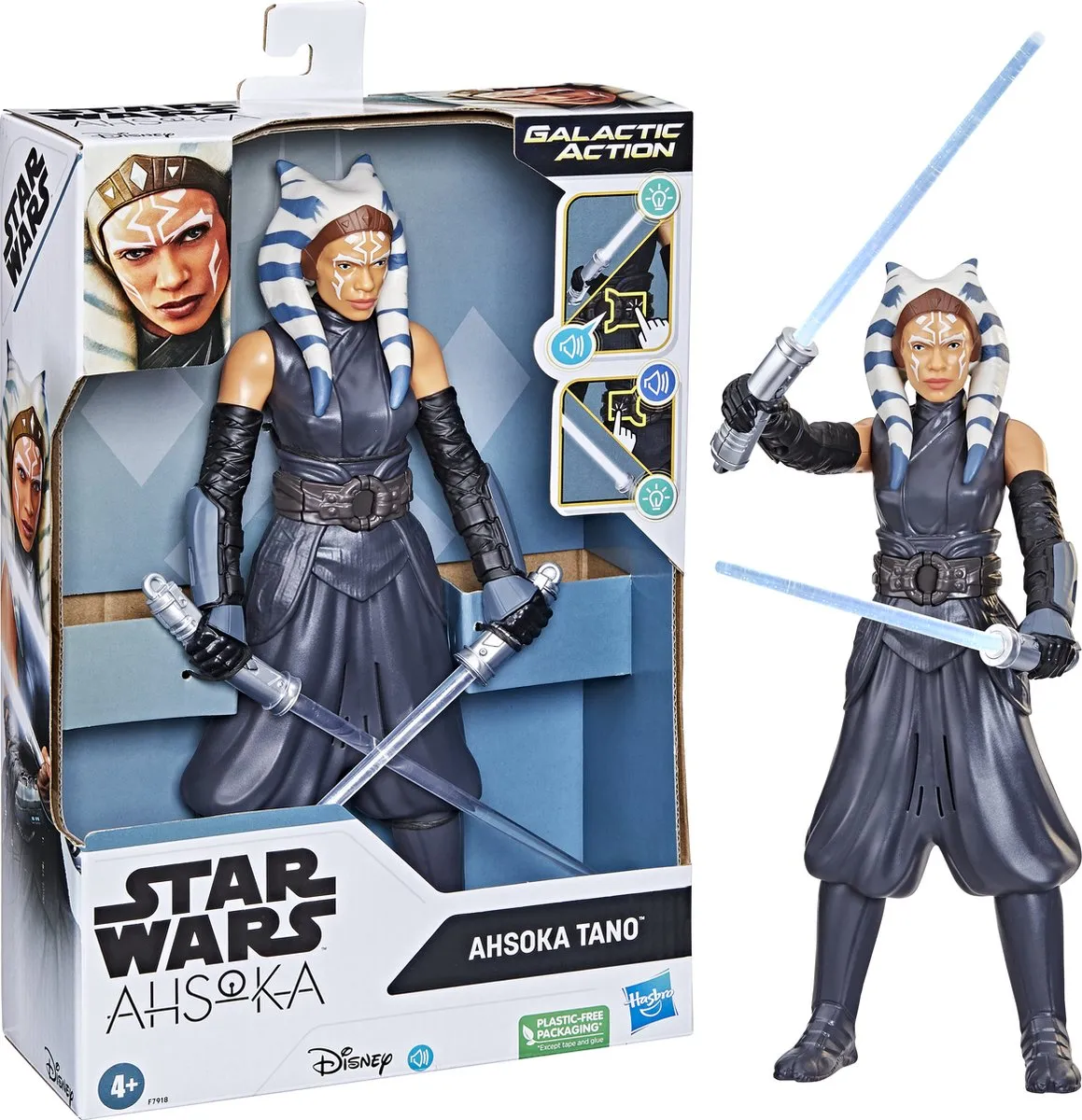 Star Wars Ahsoka Tano Interactieve Actiefiguur 30cm - Multikleur